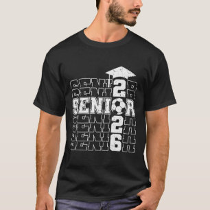 Cl Of 2026 Senior 2026 Soccer Seniors Graduation T-Shirt
