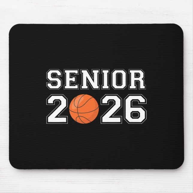 Cl Of 2026 Senior Sketll Men Boys  Mouse Pad (Front)
