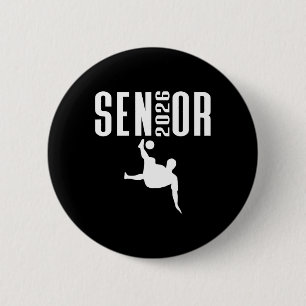 Cl Of 2026 Senior Sports Themed Soccer Player Grap Button