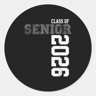 Cl Of 2026 Senior Year 26 Graduation Classic Round Sticker