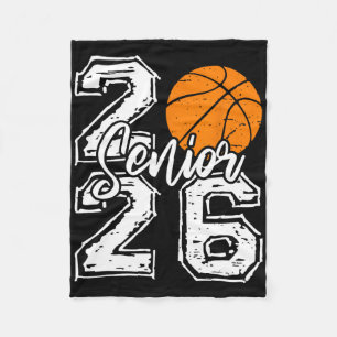 Cl Of 2026 Sketll Senior 2026 Ck To School Funny Fleece Blanket