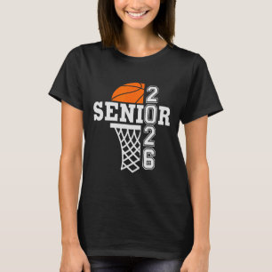 Cl Of 2026 Sketll Senior 26 Player Team Graduation T-Shirt