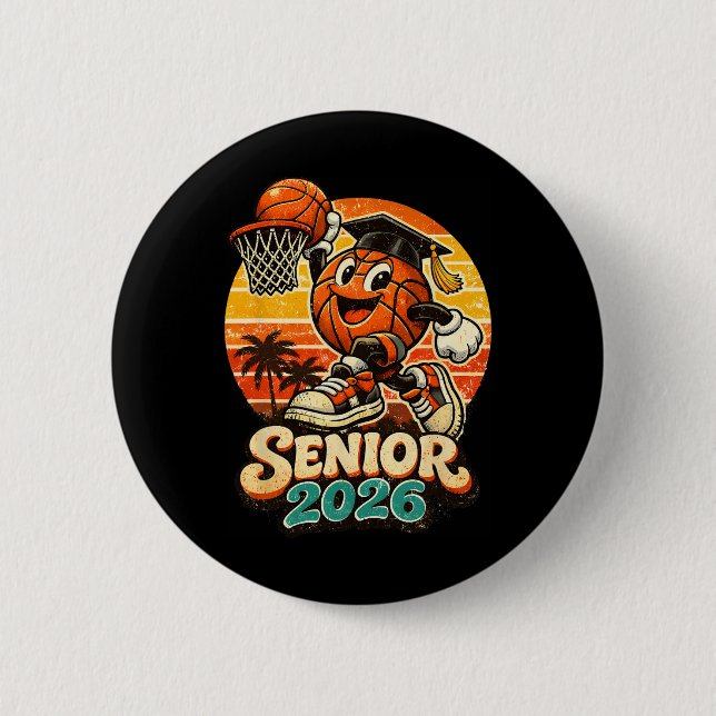 Cl Of 2026 Sketll Senior Graduation 2026  Button (Front)