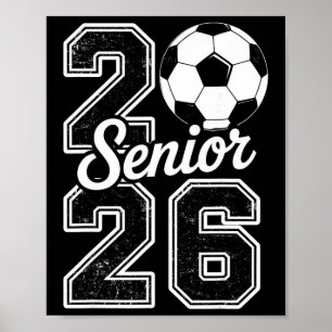 Cl Of 2026 Soccer Senior 2026 Last Day Of School 2 Poster