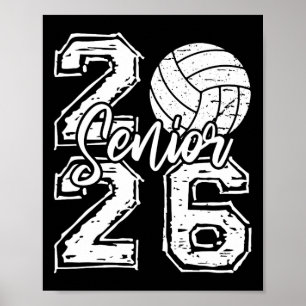 Cl Of 2026 Volleyball Senior 2026 Back To School F Poster