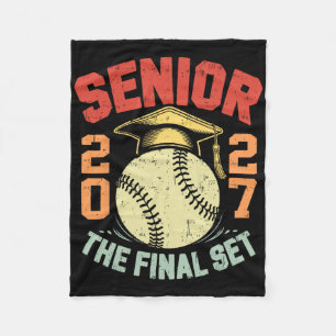 Cl Of 2027 Senior Softll The Final Set Graduation Fleece Blanket