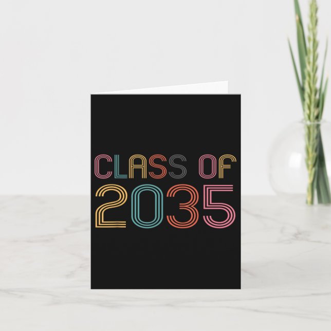 Cl Of 2035 Graduation 2035  Card (Front)