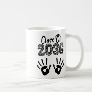 Cl Of 2036 Grow With Me Shirt Handprint On Ck Pre- Coffee Mug