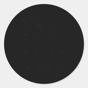 Cl Of 2038 Grow With Me Handprint Back To School Classic Round Sticker