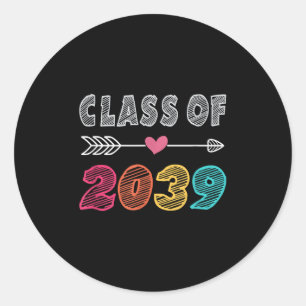 Cl Of 20&#; Grow With Me First Day School Back To Classic Round Sticker