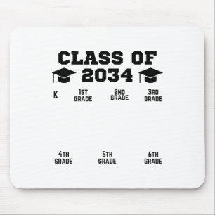 Cl Of 20&#; School Year Grow With Me K-12 Handpri Mouse Pad
