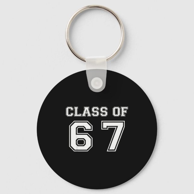 Cl Of Six Seven Meme 6 7 Gen Alpha  Keychain (Front)