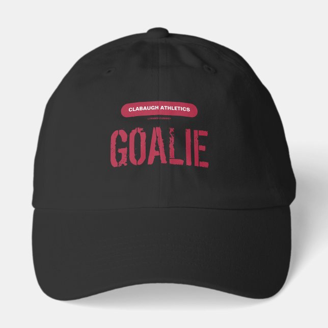 Clabaugh Athletics GOALIE Hat (Front)