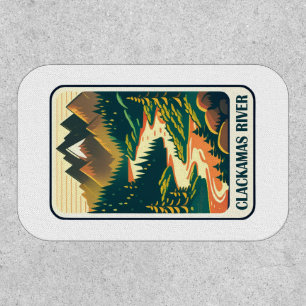Clackamas River Oregon Colors Patch