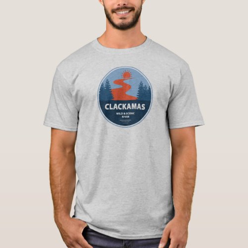 Clackamas Wild and Scenic River Oregon T_Shirt