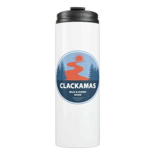 Clackamas Wild and Scenic River Oregon Thermal Tumbler