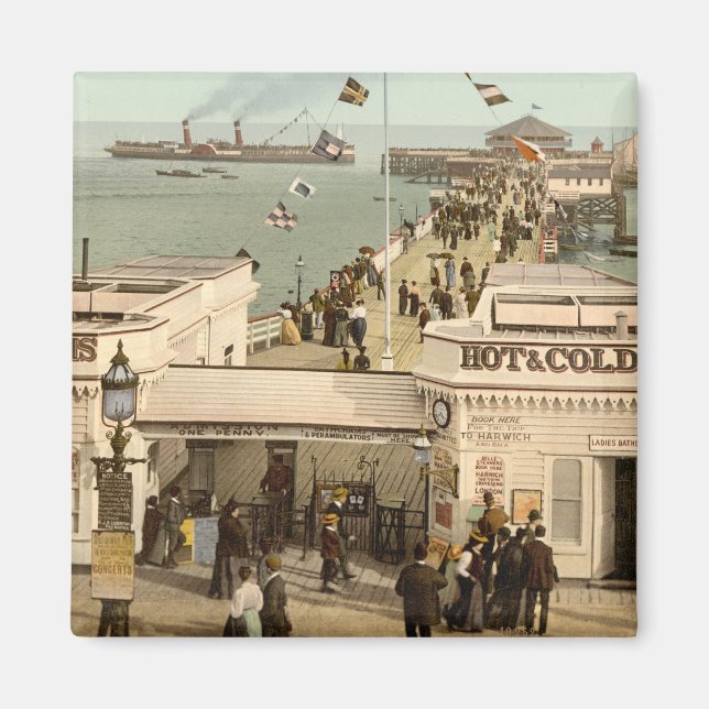 Clacton-on-Sea Pier I, Essex, England Magnet (Front)