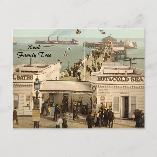 Clacton-on-Sea Pier I, Essex, England Postcard (Front)