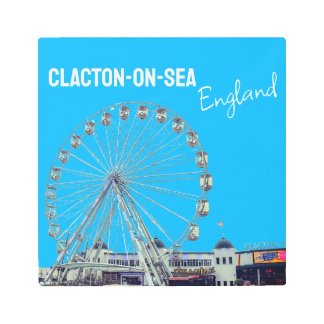 Clacton Pier - Clacton-on-Sea, England Metal Print (Front)