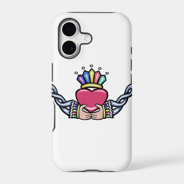 Claddagh #1B with Trinity Iphone Case (Back)