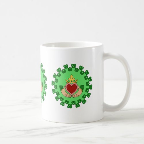 Claddagh and Green Knotwork