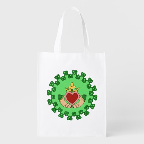 Claddagh and Green Knotwork