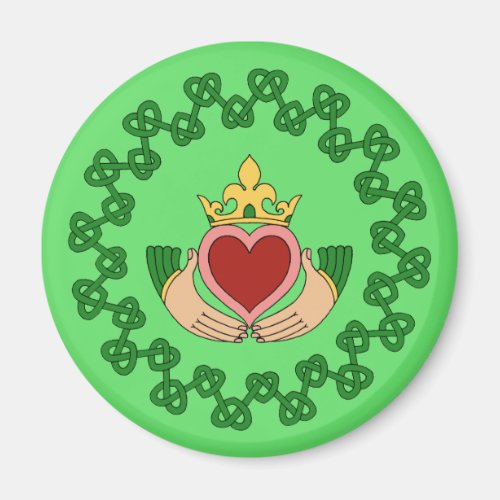 Claddagh and Green Knotwork