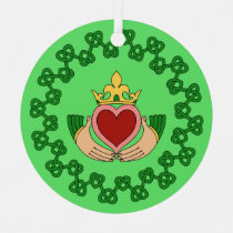 Claddagh and Green Knotwork