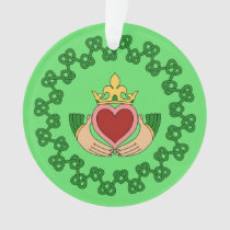 Claddagh and Green Knotwork