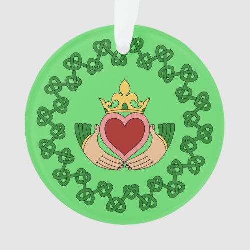 Claddagh and Green Knotwork