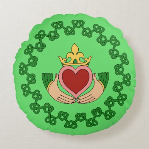 Claddagh and Green Knotwork