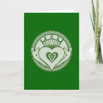 Claddagh Card by Pot_of_Gold at Zazzle