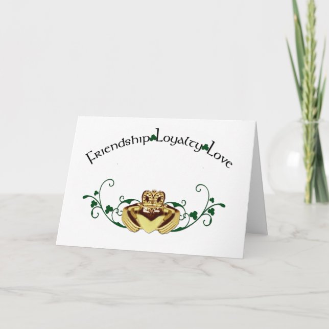 Claddagh / Claddaugh Card (Front)
