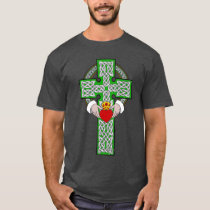 Claddagh Cross Celtic Knotwork Design