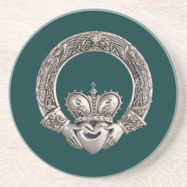 Claddagh Drink Coaster (Front)