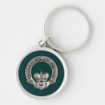 Claddagh Keychain by Pot_of_Gold at Zazzle