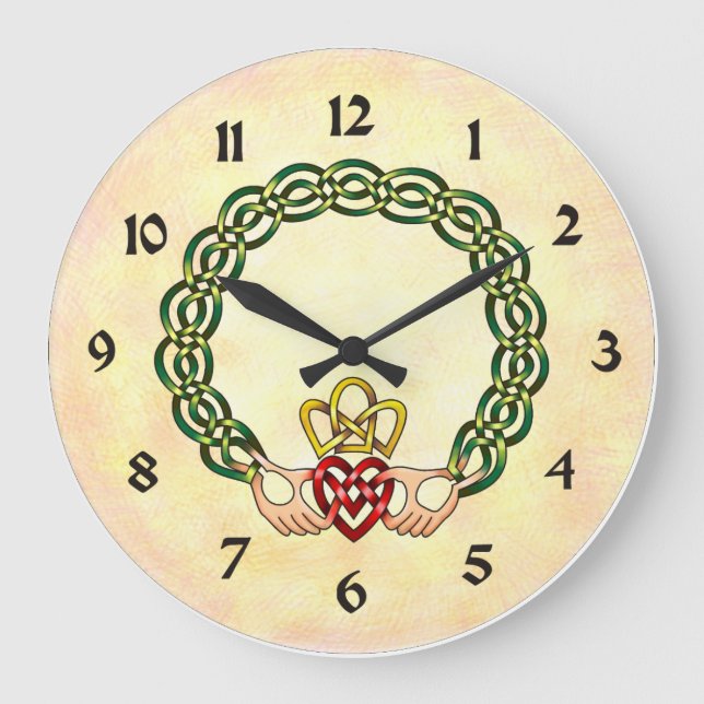 Claddagh Large Clock (Front)