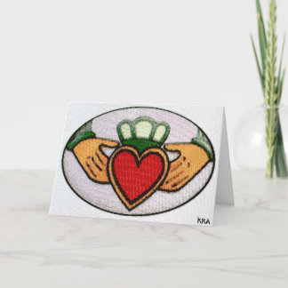 Claddagh Note Cards, Heartfelt Tha... - Customized Card