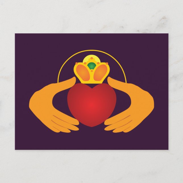 Claddagh Postcard (Front)