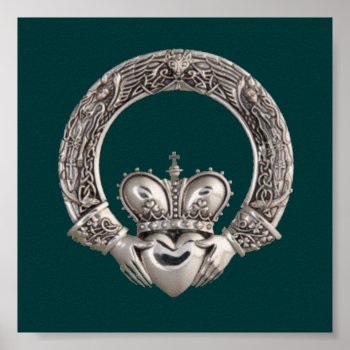 Claddagh Poster by Pot_of_Gold at Zazzle