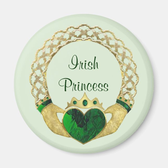 Claddagh Princess Magnet (Front)