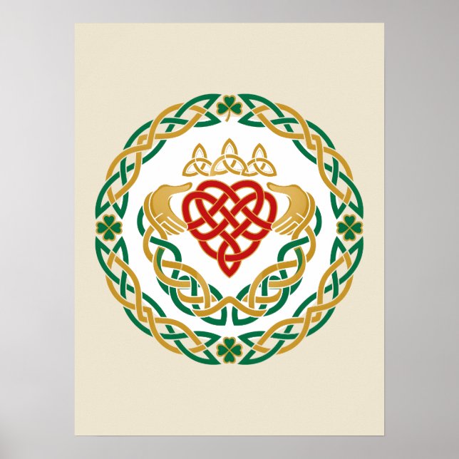 Claddagh Roundel Poster (Front)
