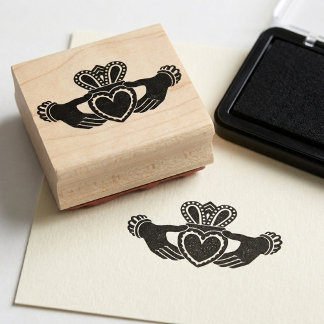 Claddagh Rubber Stamp