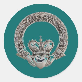 Claddagh Stickers by Pot_of_Gold at Zazzle