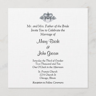 Claddagh Wedding Invitations