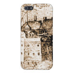 Claes Jansz Visscher Globe Theatre Engraving Case For iPhone SE/5/5s