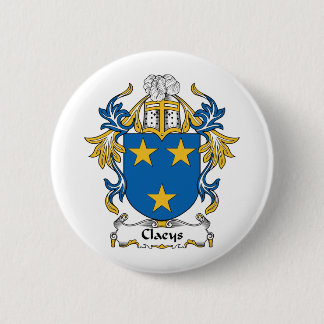 Claeys Family Crest Pinback Button