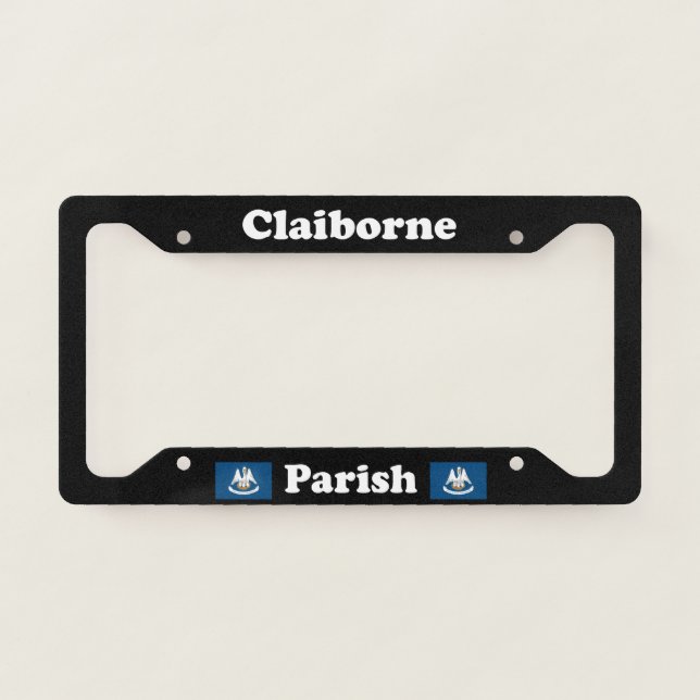 Claiborne Parish Louisiana LPF License Plate Frame (Front)