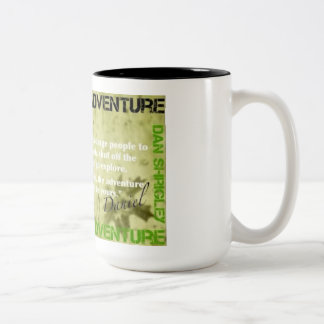 CLAIM YOU ADVENTURE Two-Tone COFFEE MUG