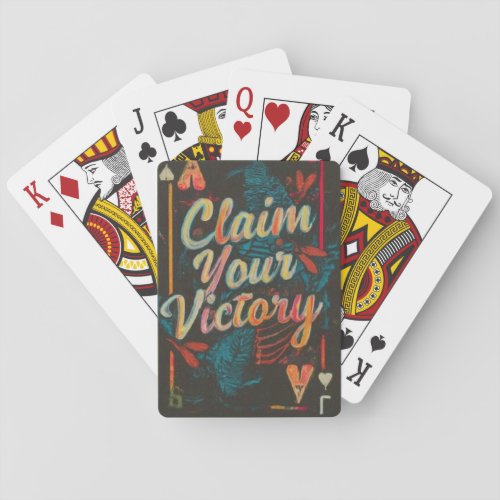 Claim Your Victory  Playing Cards